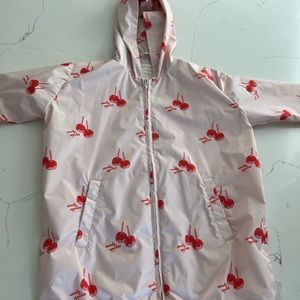 Tinycottons Kids Rain Jacket Cherry 4y